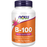 NOW Foods Vitamin B-100 - 100 Veg Capsules